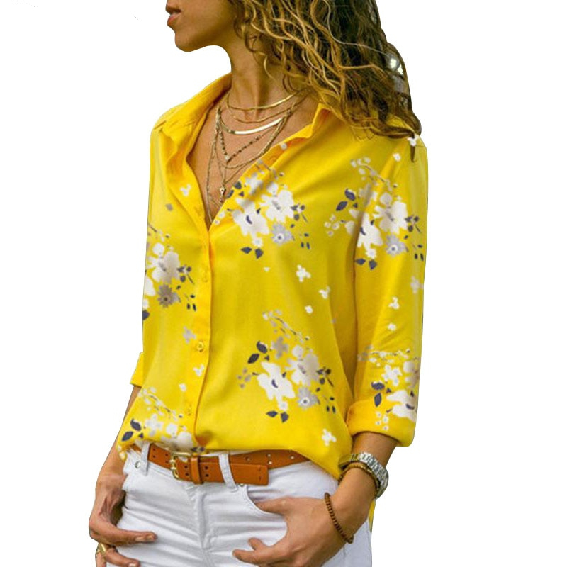 Elegant Long Sleeve Women Blouse Shirt - MonamoShop